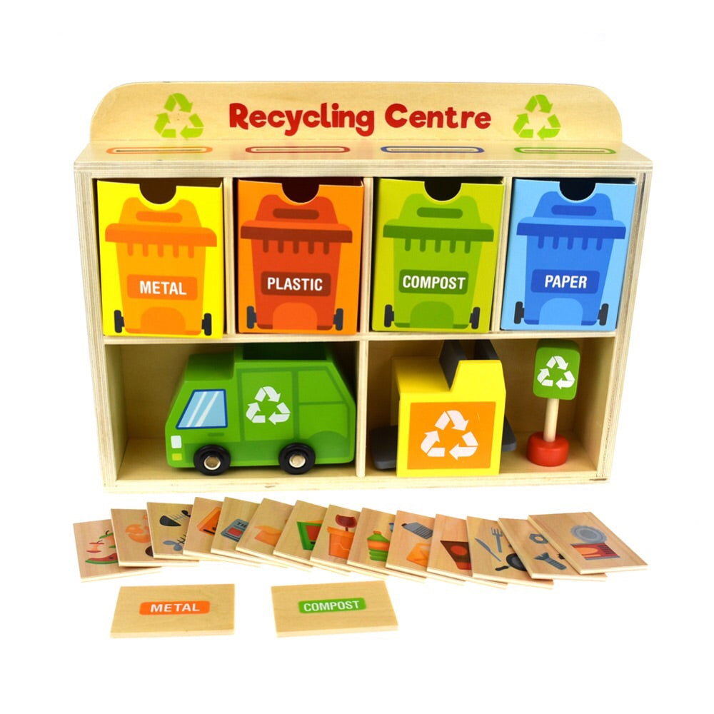 Wooden Recycling Centre - Rourke & Henry Kids Boutique