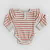 Snuggle Hunny Kids - Bodysuit Rose Stripe