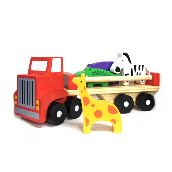 Wooden Animal Carrier Truck - Rourke & Henry Kids Boutique