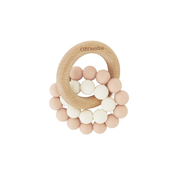 OB Designs - Eco Friendly Teether Blush Pink