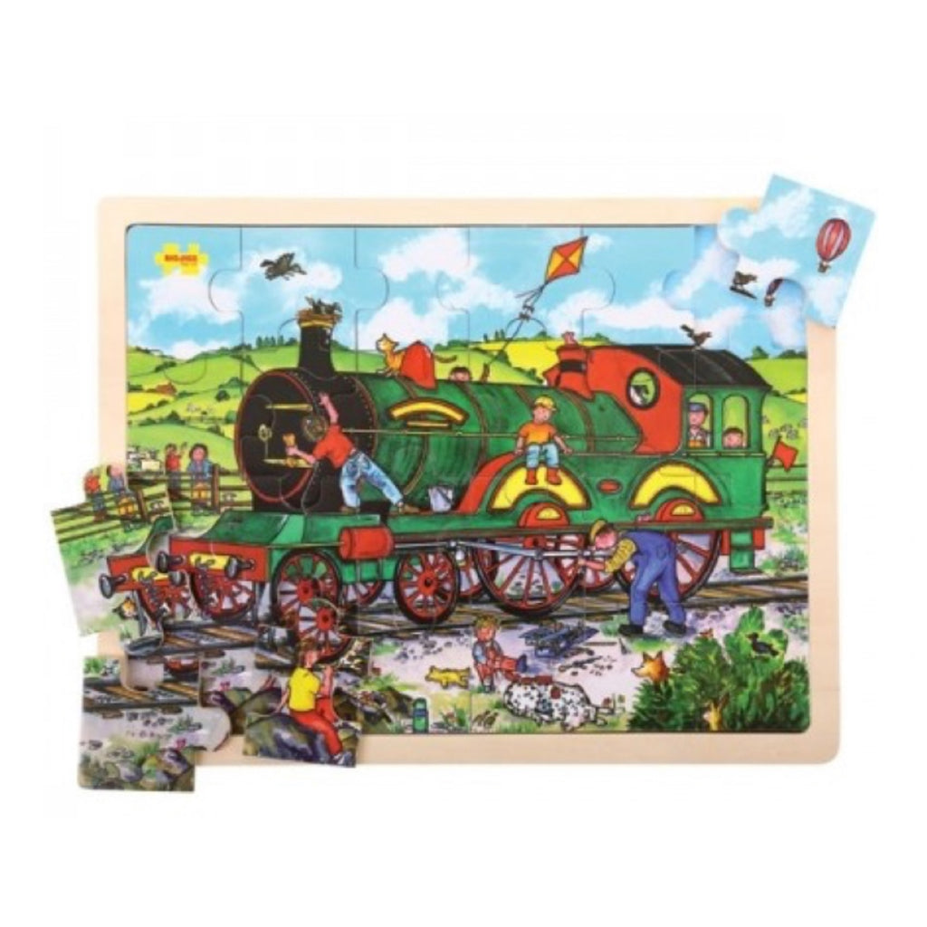 Bigjigs - Large Tray Puzzle Train