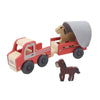 Wooden Vehicle - Truck with Horse Float