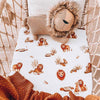 Snuggle Hunny Kids - Bassinet Sheet/Change Mat Cover Lion