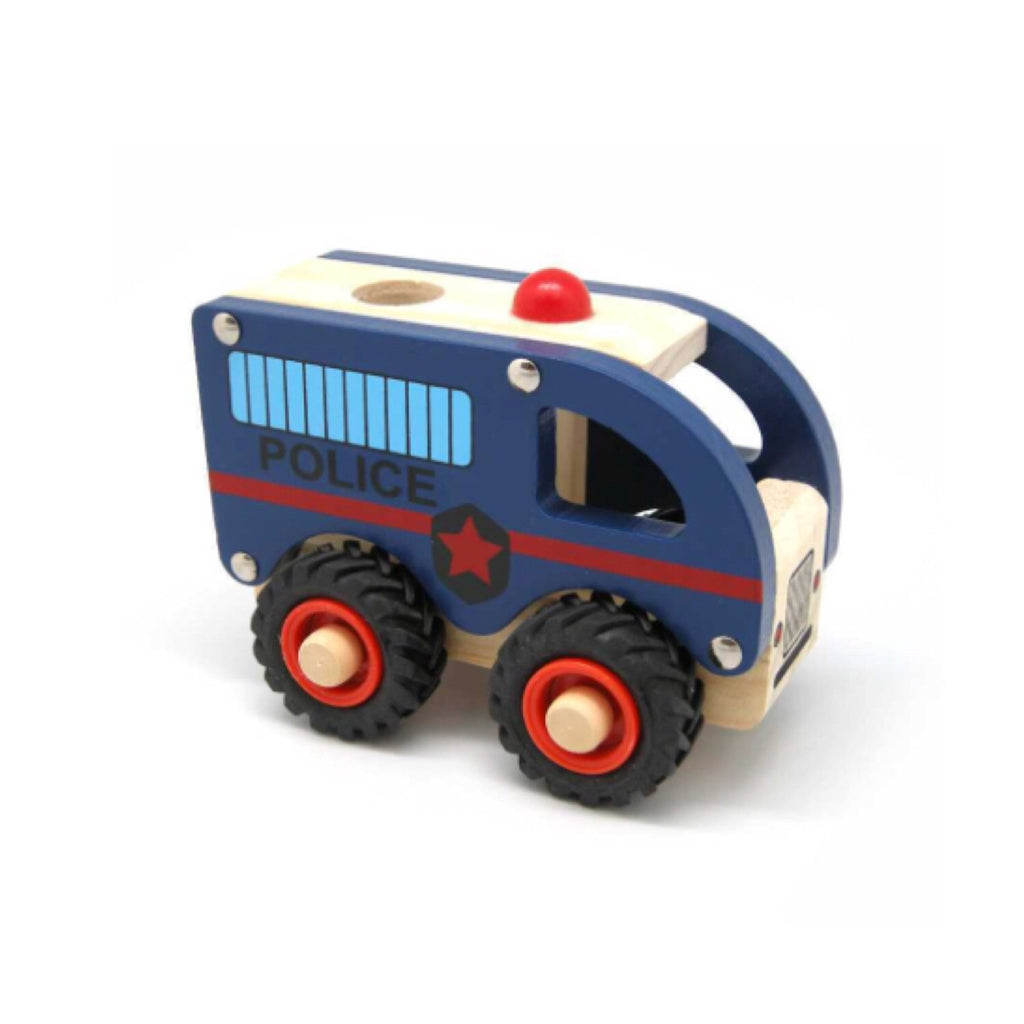 Wooden Vehicle - Police - Rourke & Henry Kids Boutique