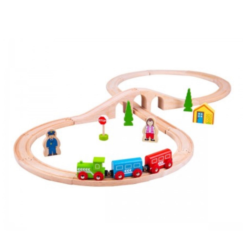 BigJigs Rail My First Train Set - Figure Eight