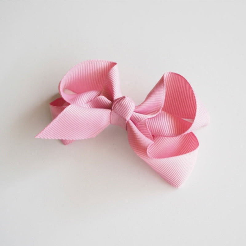 Snuggle Hunny Kids - Clip Bow Medium Dusty Pink