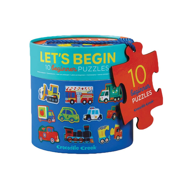 Crocodile Creek - Let’s Begin 2 Piece Puzzle Transport