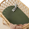 Snuggle Hunny Kids - Bassinet Sheet/Change Mat Cover Olive