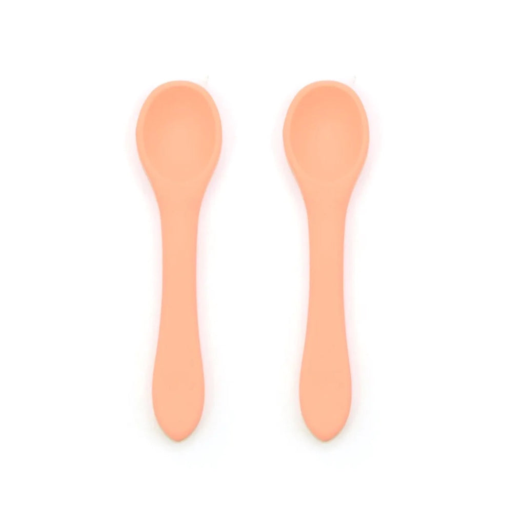 OB Designs - Silicone Baby Spoon 2 pack Guava