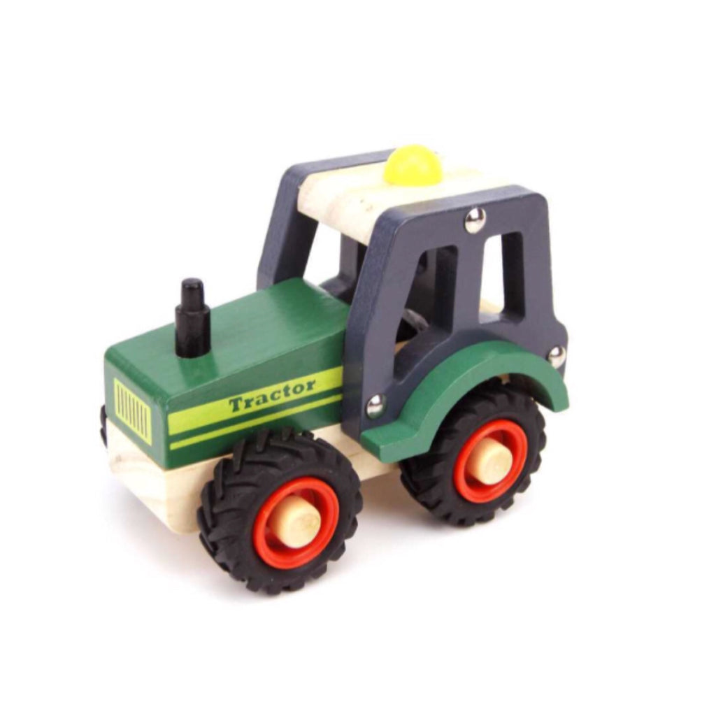 Wooden Vehicle - Tractor Green - Rourke & Henry Kids Boutique