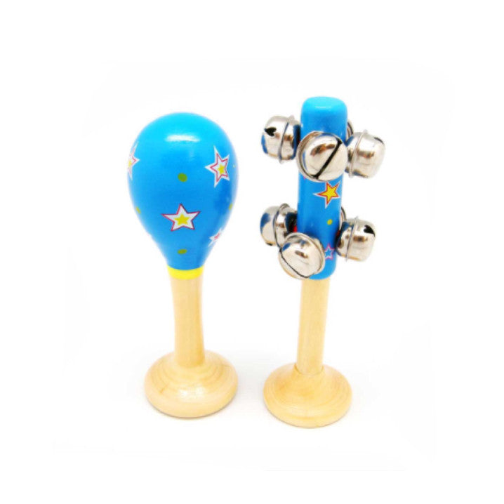 Maraca & Bell Set - Blue - Rourke & Henry Kids Boutique